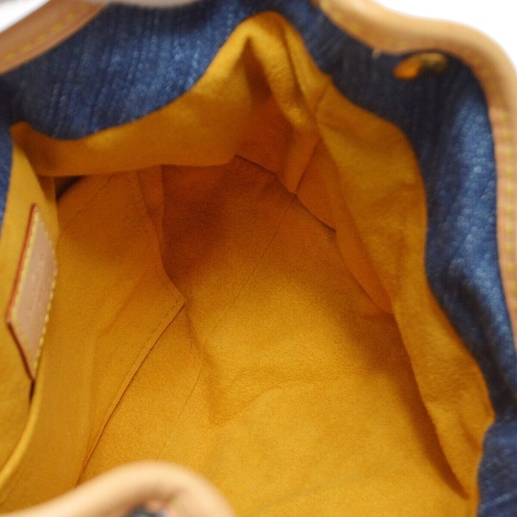 Louis Vuitton Pleaty Denim Monogram Blue Tote Gently Used Condition Circa 2006 - Picture 10 of 13